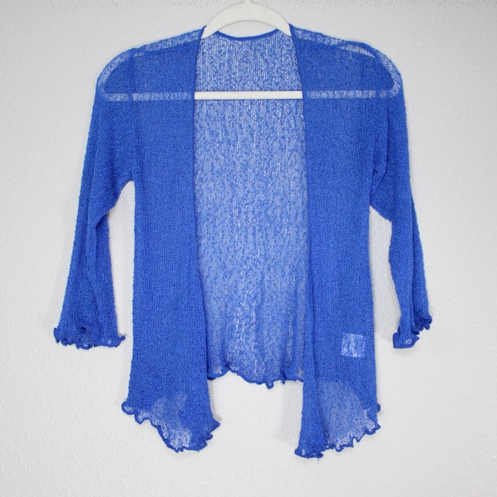 Aloha Open Front Sheer Cardigan